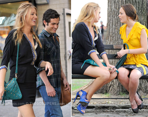 blake.gg Blake Lively al lavoro per Gossip Girl