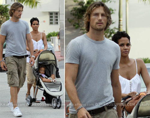 compare halle Halle Berry a pranzo con la famiglia