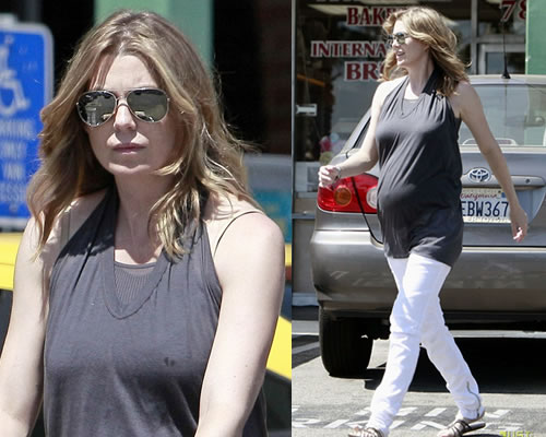 ellen1 Ellen Pompeo: spese con il pancione