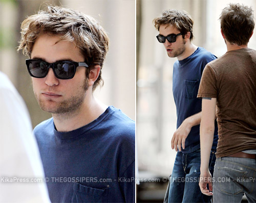 patterson brba Robert Pattinson barbuto sul set
