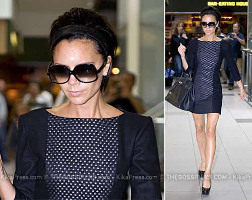 vicky aero Victoria Beckham torna a Los Angeles