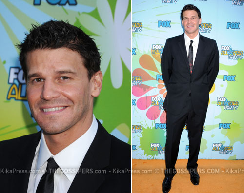 fox boreanaz House e gli altri per il party della FOX