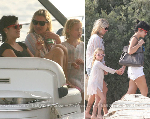 katefiglia Kate Moss in vacanza con Lily Allen