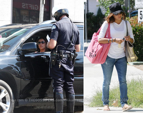 evamultata Eva Longoria prende le multa