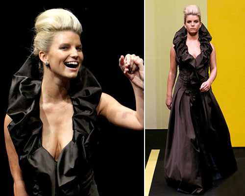 jessica parigi Jessica Simpson sfila a Parigi
