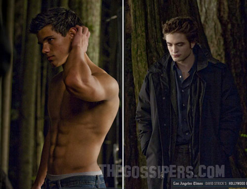 newmoon jacob edward Nuove foto dal set di New Moon