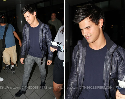 taylor airporto Taylor Lautner torna a Los Angeles
