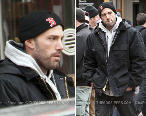 afflekcfreddo Ben Affleck al freddo di Boston