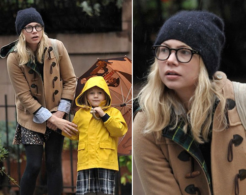 matilda michelle Michelle Williams sotto la pioggia