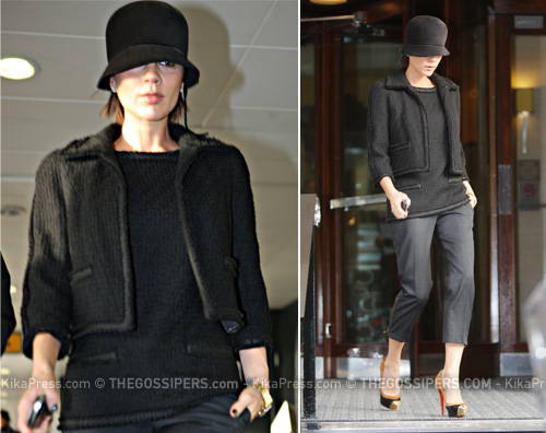 beckham inco Victoria vola a Los Angeles