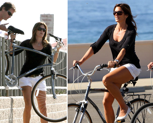 crawfordbici Cindy Crawford in bicicletta