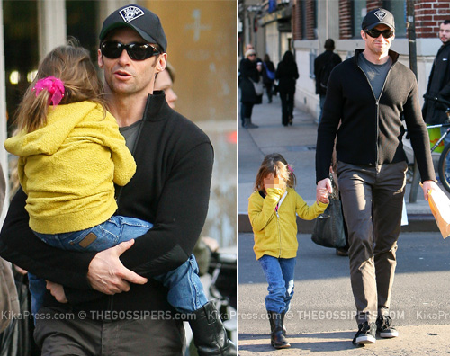 jackman scuola Hugh Jackman con la figlia Ava