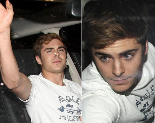 zac macchina Zac Efron flashato dai paparazzi