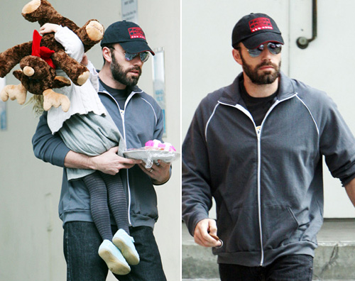 affleckcarico Ben Affleck è un papà carico