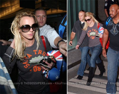 britneycasa Britney Spears rientra a Los Angeles