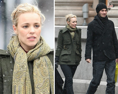 rachelneve Rachel McAdams sotto la neve