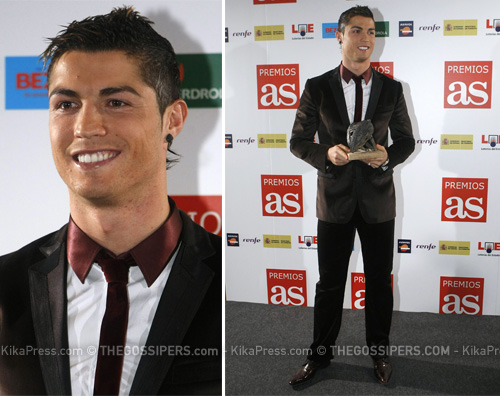 ronaldo premiato Cristiano Ronaldo premiato a Madrid