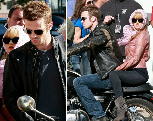 cam christina burlesque Cam Gigandet in moto con Christina Aguilera