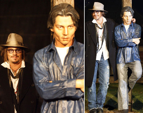 depp statua Johnny Depp diventa una statua