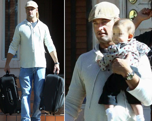 josh bimbo Josh Holloway in partenza con la famiglia