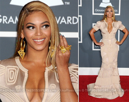 beyonce-grammys beyonce grammys1 Il red carpet dei 52esimi Grammy Awards