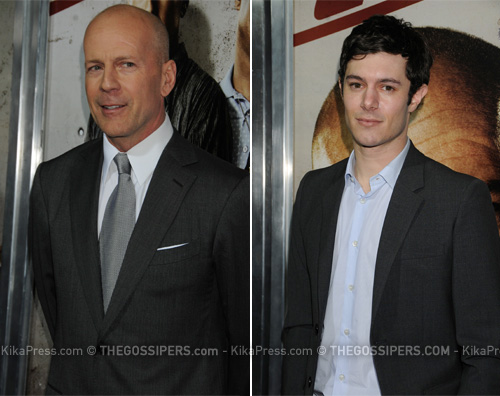 bruce adam copout Bruce Willis presenta Cop out con Adam Brody