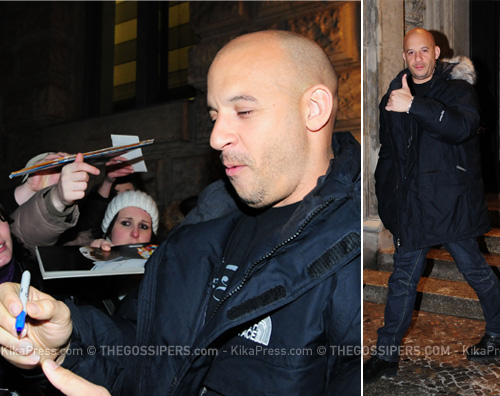 diesel Vin Diesel gentile con i fans