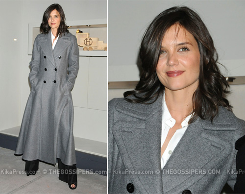 hermes holmes Katie Holmes allapertura di un negozio Hermes