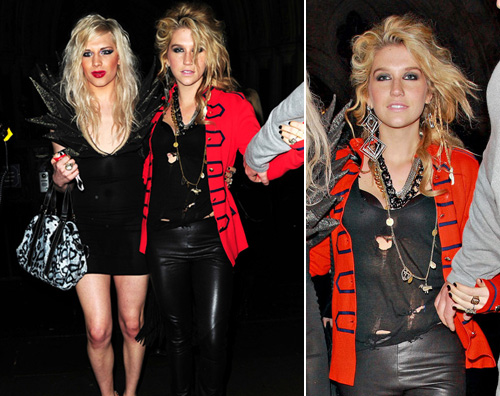 kesha londra Ke$ha si diverte al Bungalow 8