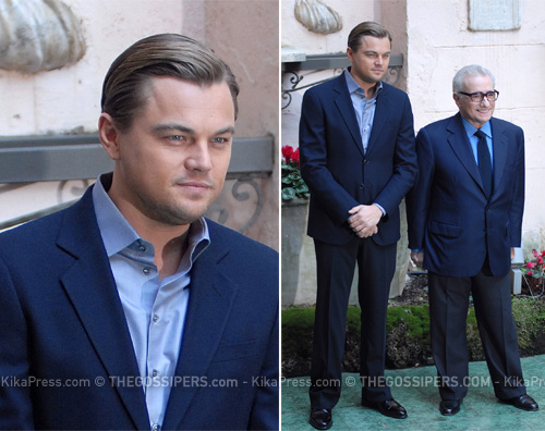 leo scors Leonardo al photocall di Shutter island