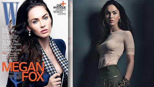 megan fox w Megan Fox posa per W magazine