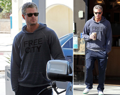 eric dane caffe Eric Dane inizia la giornata con un caffè