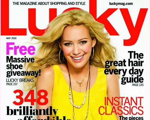 luckyduff Hilary Duff su Lucky magazine