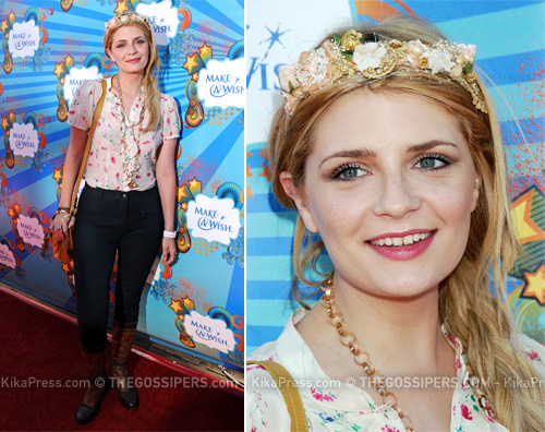 mischa barton makewish Mischa Barton ad un evento di beneficienza