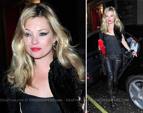 moss kate Kate Moss rosso fuoco per il fidanzato