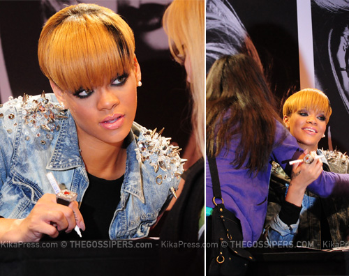 rihanna berlino Rihanna firma autografi a Berlino
