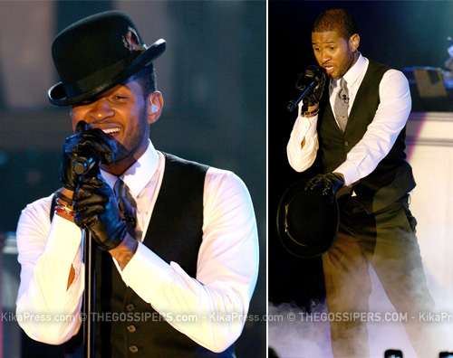 usher canta Usher presenta il suo nuovo album