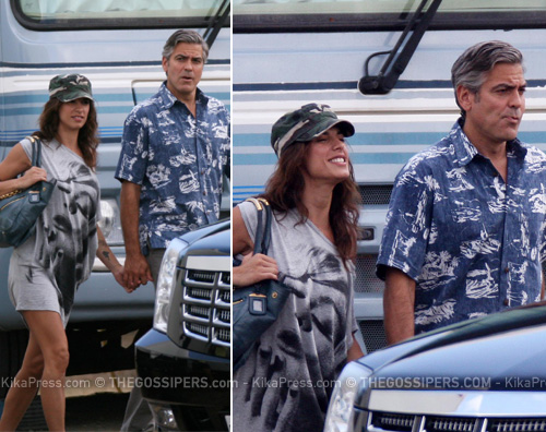 canalis clooney George e Elisabetta insieme alle Hawaii