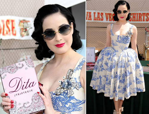 dita von streeo Dita Von Teese promuove il suo libro