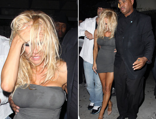 pamela anderson Pamela Anderson ubriaca a Hollywood