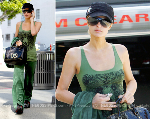 paris hilton verde Paris Hilton sceglie il verde
