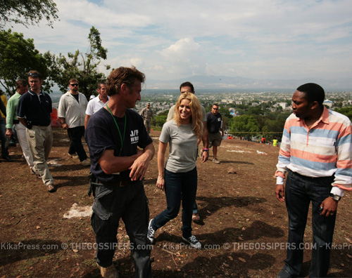 shaki seann Shakira e Sean Penn ad Haiti