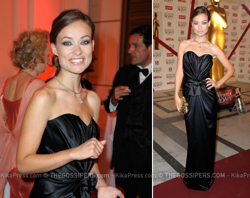 wilde romy Olivia Wilde splendida ai Romy Awards