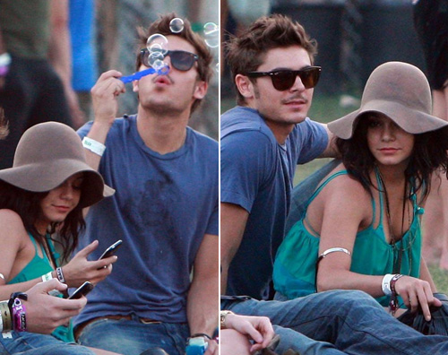 zac efron coachella Zac e Vanessa al Coachella Festival