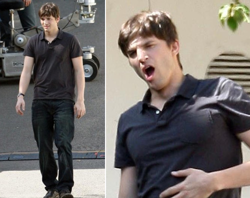 ashton yawn Buongiorno Ashton Kutcher!