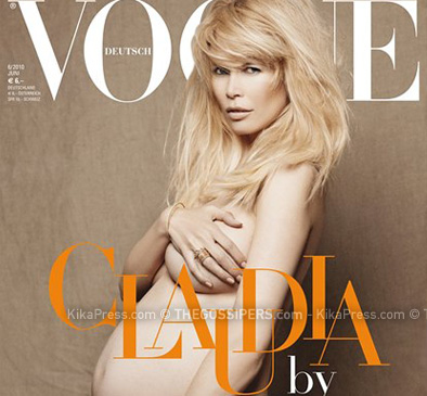 claudia bimba Fiocco rosa per Claudia Schiffer!