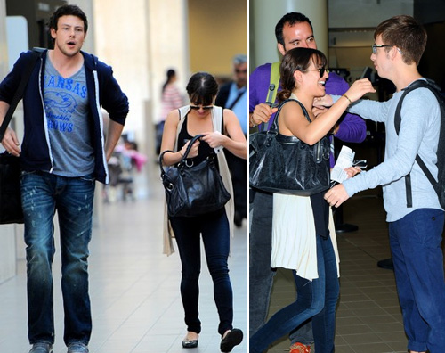 glee cast aeroporto I ragazzi di Glee in partenza da LA
