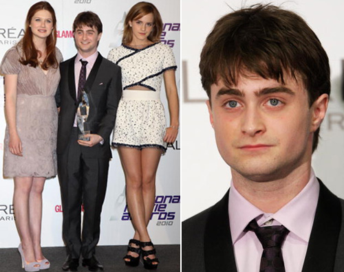 harrypotter award Bonnie, Daniel e Emma ai National Movie Awards