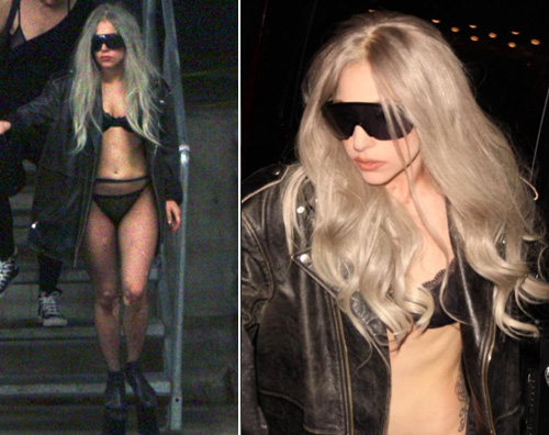 lady gaga Lady GaGa a Stoccolma senza vestiti