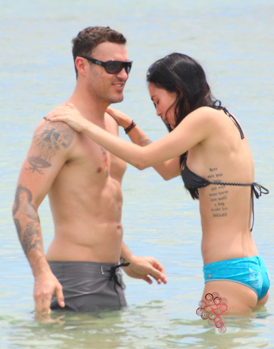 megan fox brian austin hawaii1 FOTO GALLERY: Megan Fox e Brian Austin Green alle Hawaii